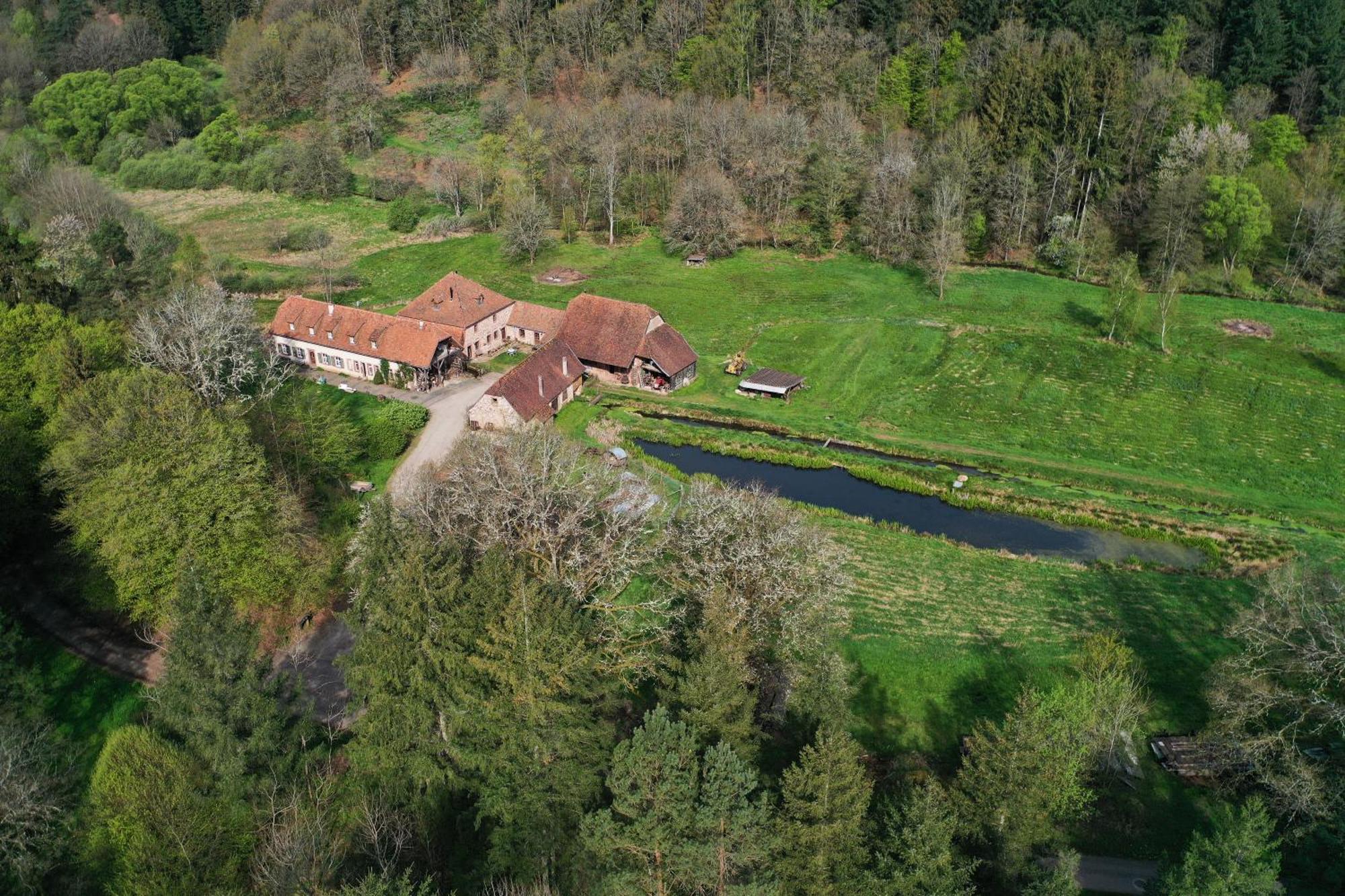 Maison D'Hotes De Charme - Ancien Moulin En Pleine Nature - La Paulusmuehle Soucht Esterno foto